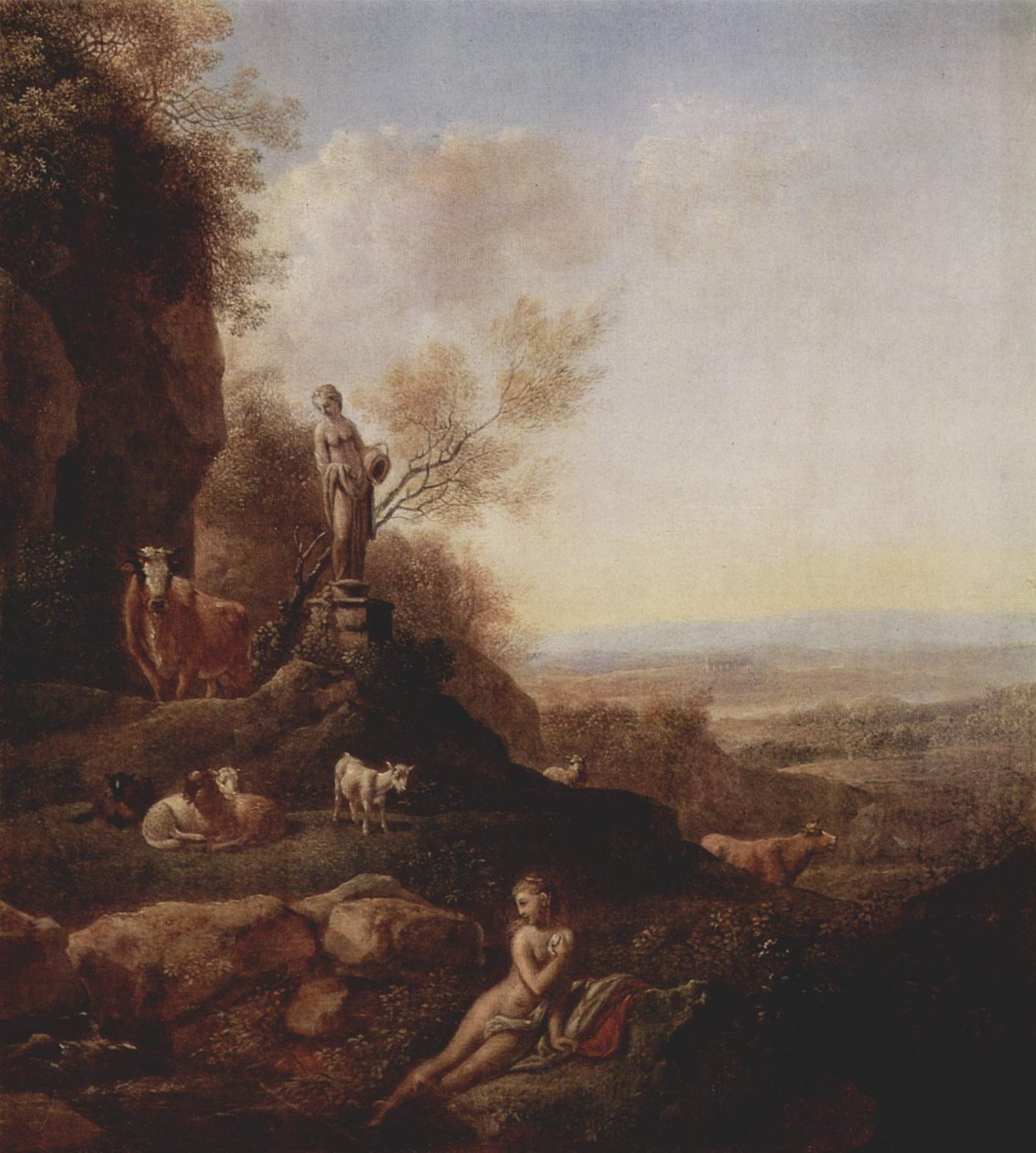 Italiensk landskab af Johann Christian Klengel