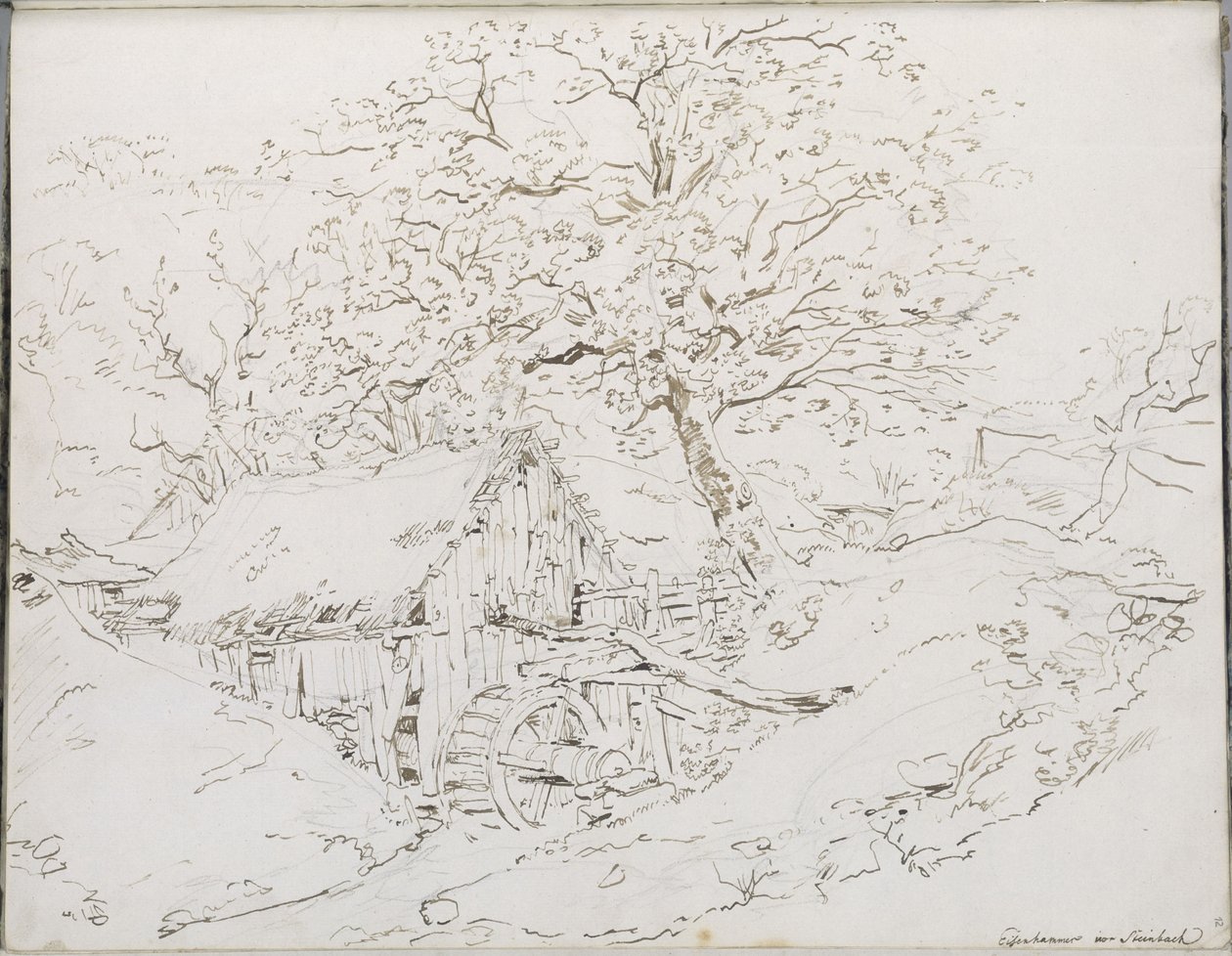 Jernhammer i Steinbach af Johann Christian Reinhart