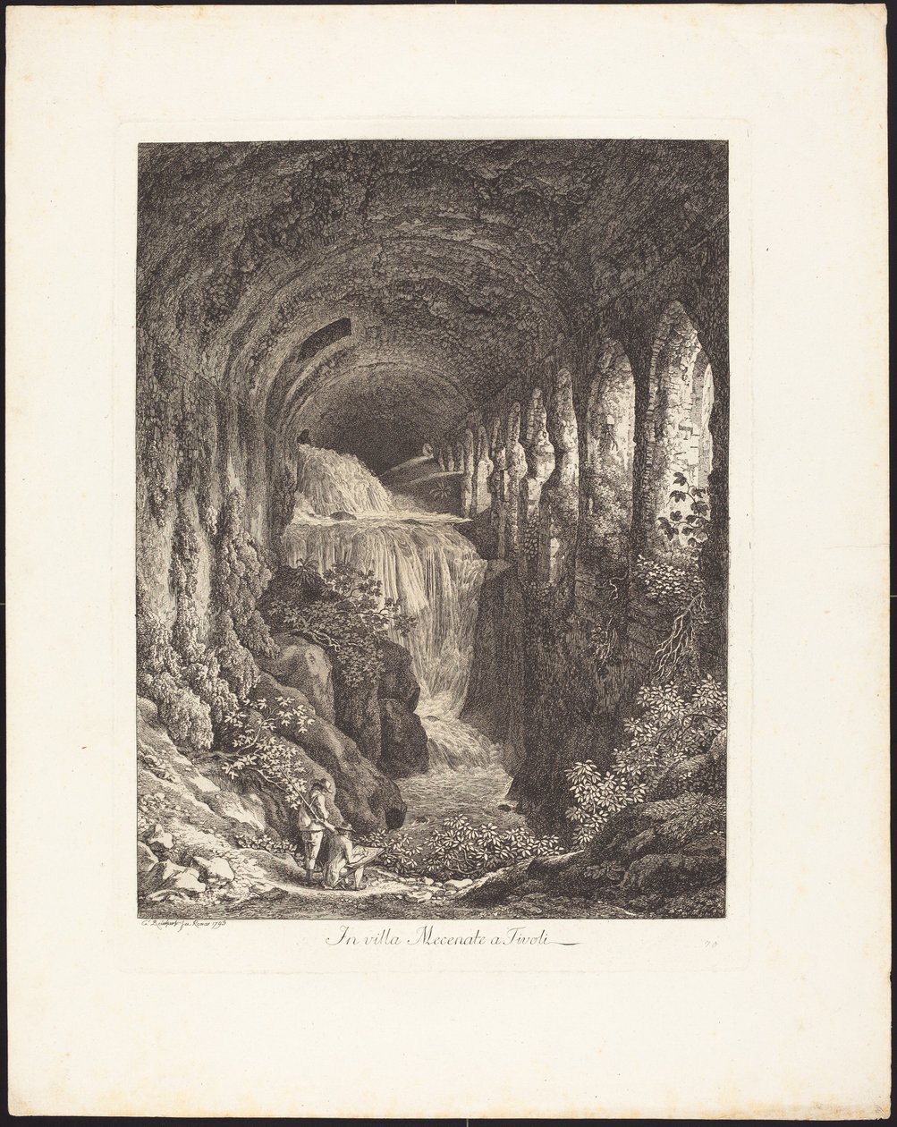 I Villa Mecenate af Johann Christian Reinhart
