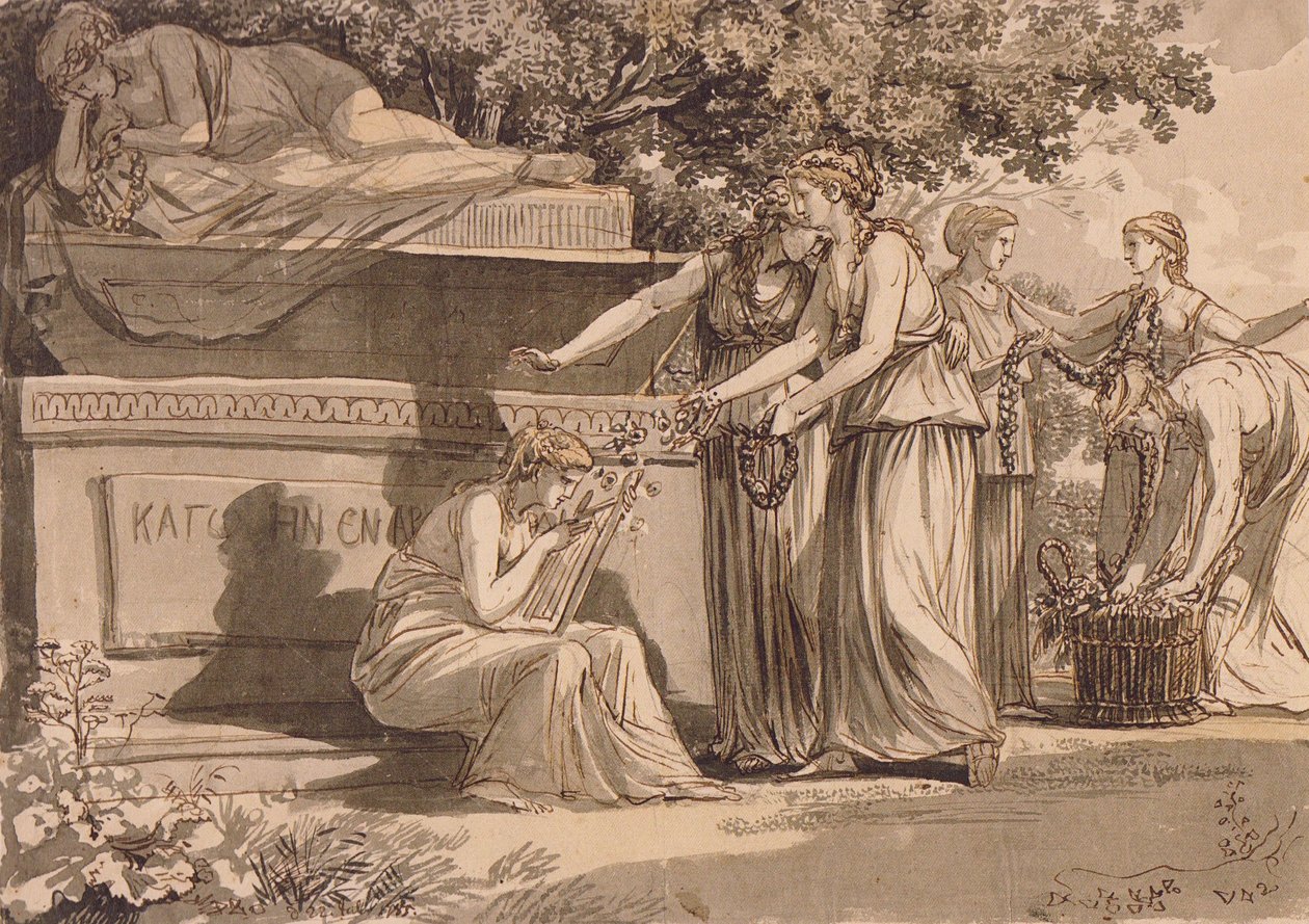 J C Reinhart Arcadia 1785 af Johann Christian Reinhart