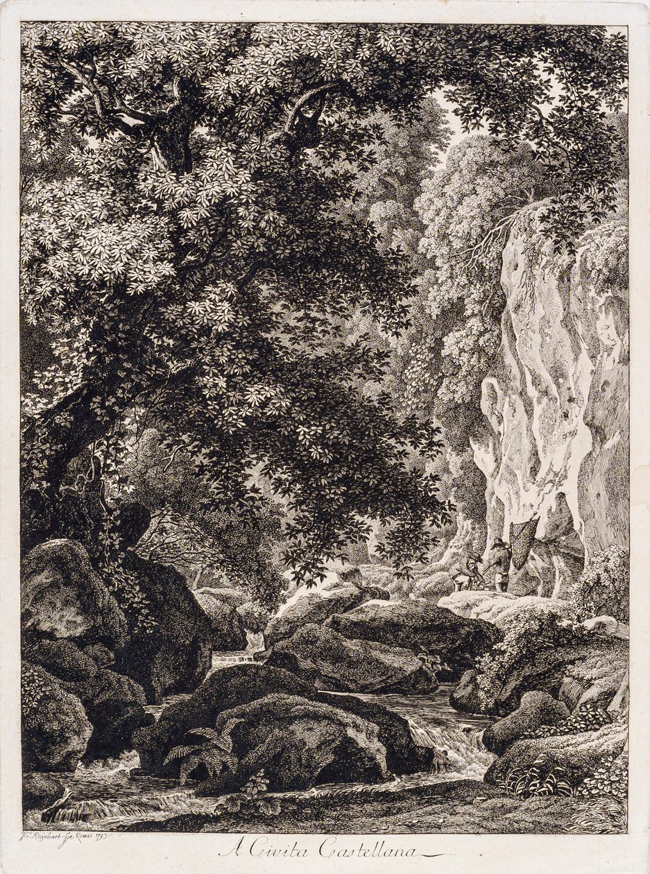Johann Christian Reinhart A Civita Castellana 1793 af Johann Christian Reinhart