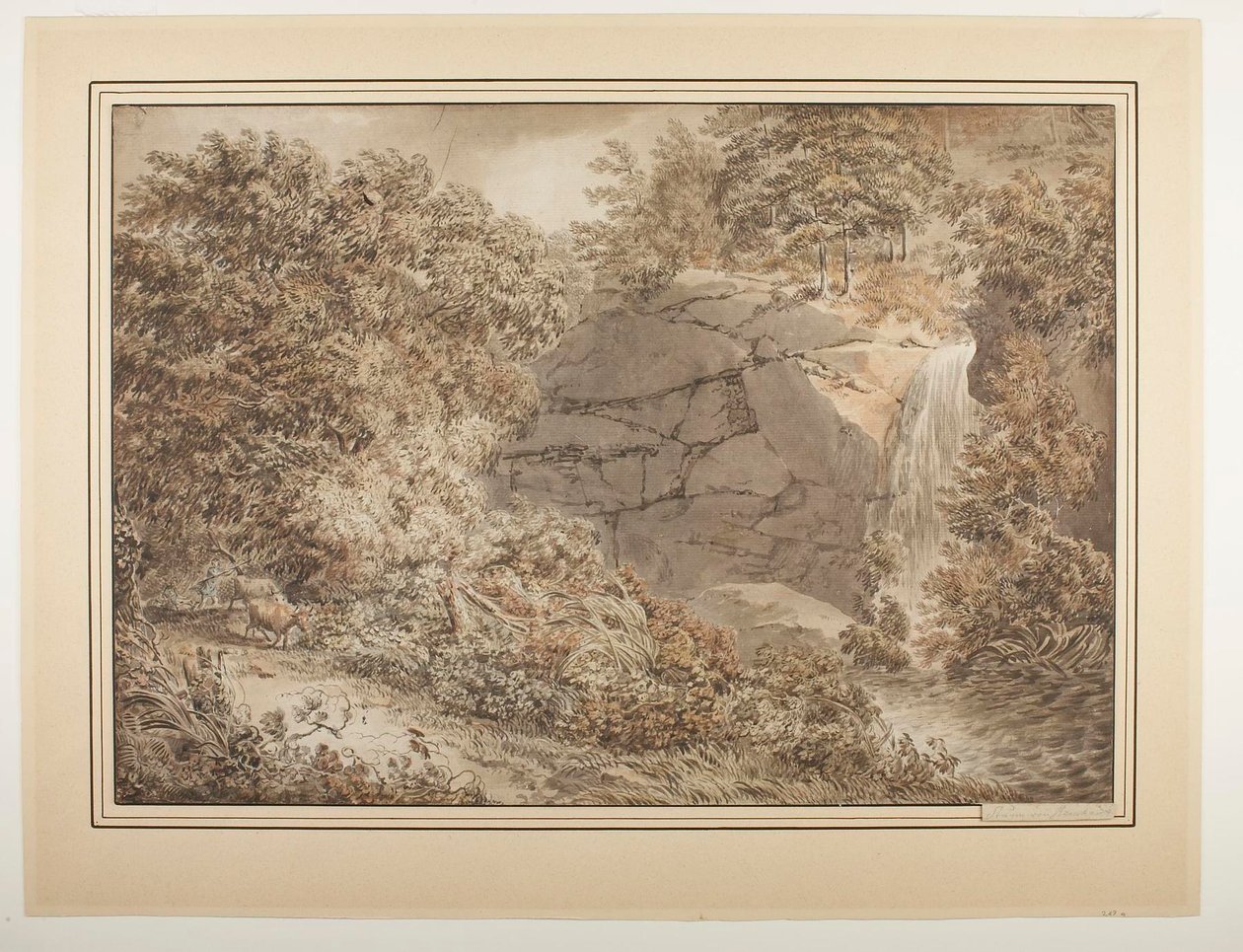 Landskab af Johann Christian Reinhart