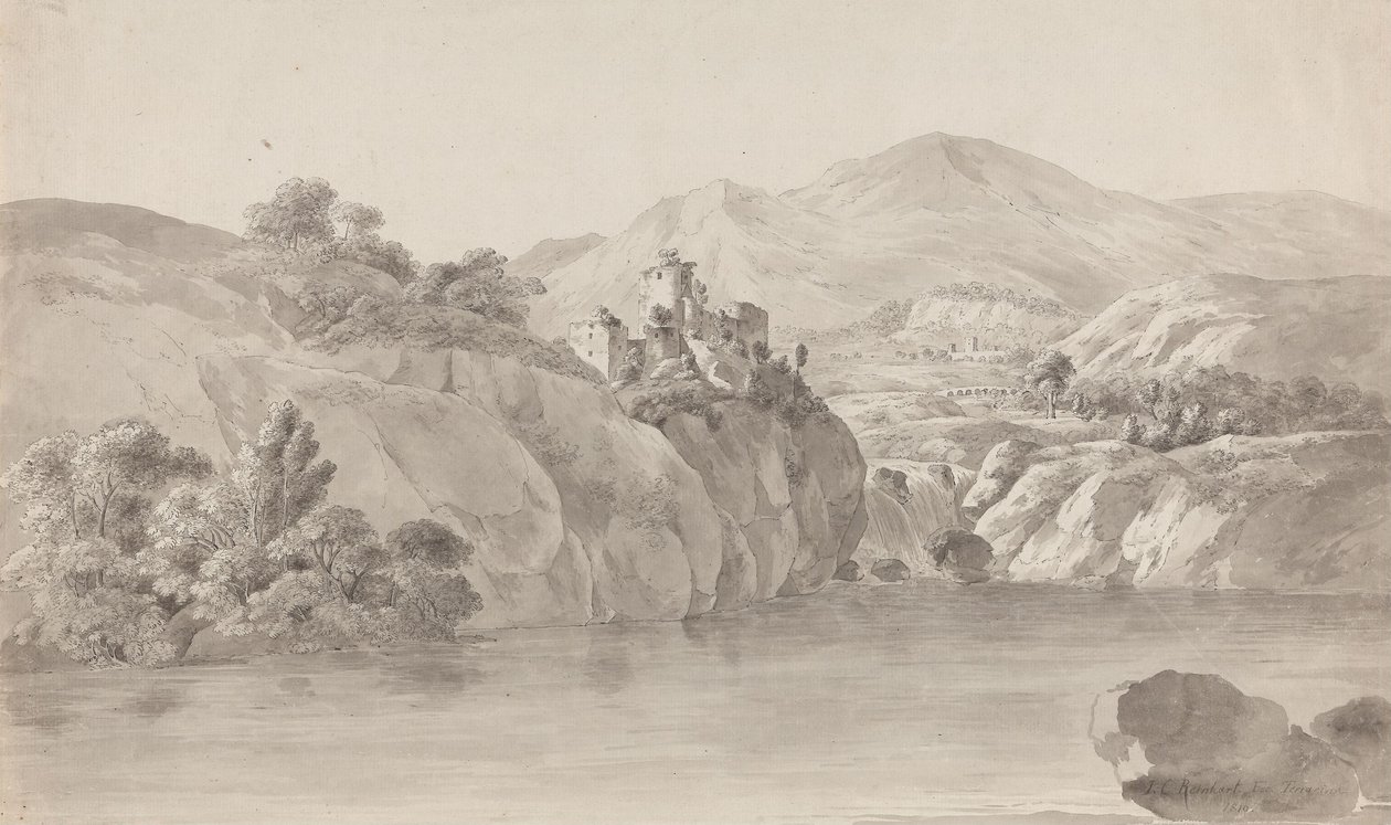 Terracina af Johann Christian Reinhart