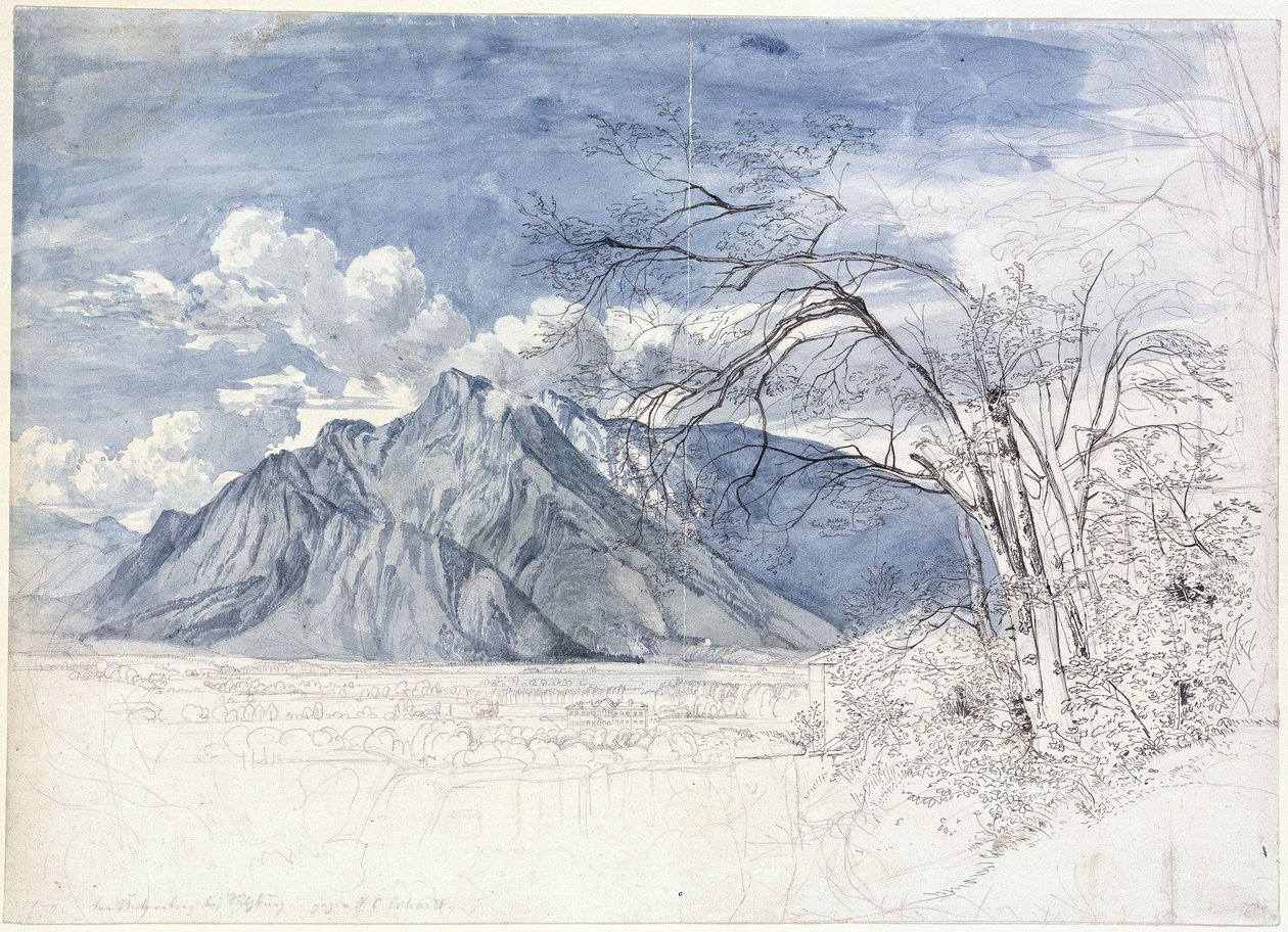 Untersberg ved Salzburg af Johann Christoph Erhard
