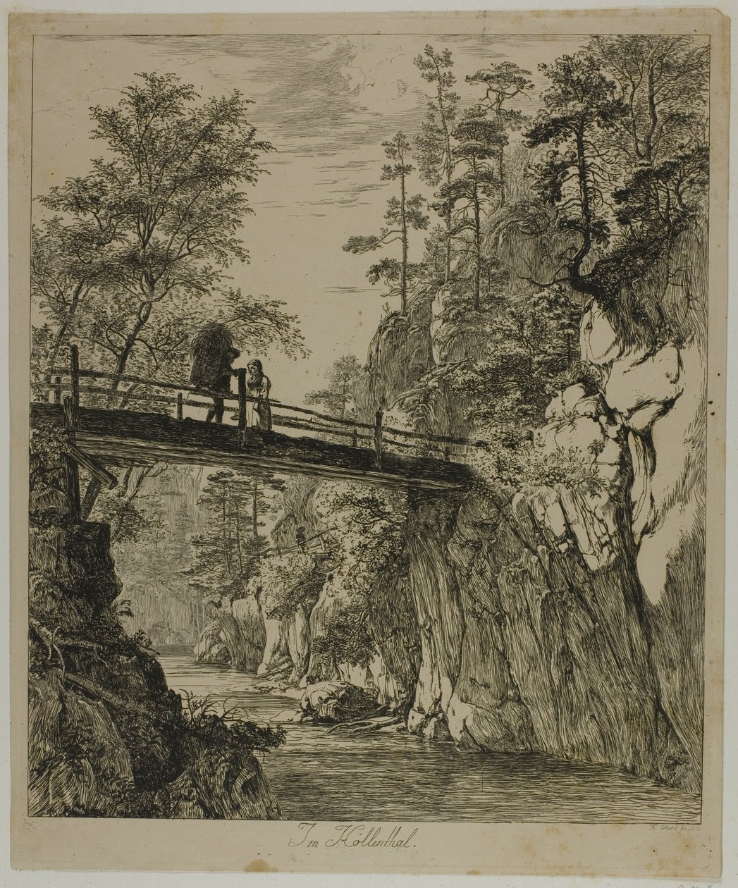 I Höllenthal af Johann Christoph Erhard