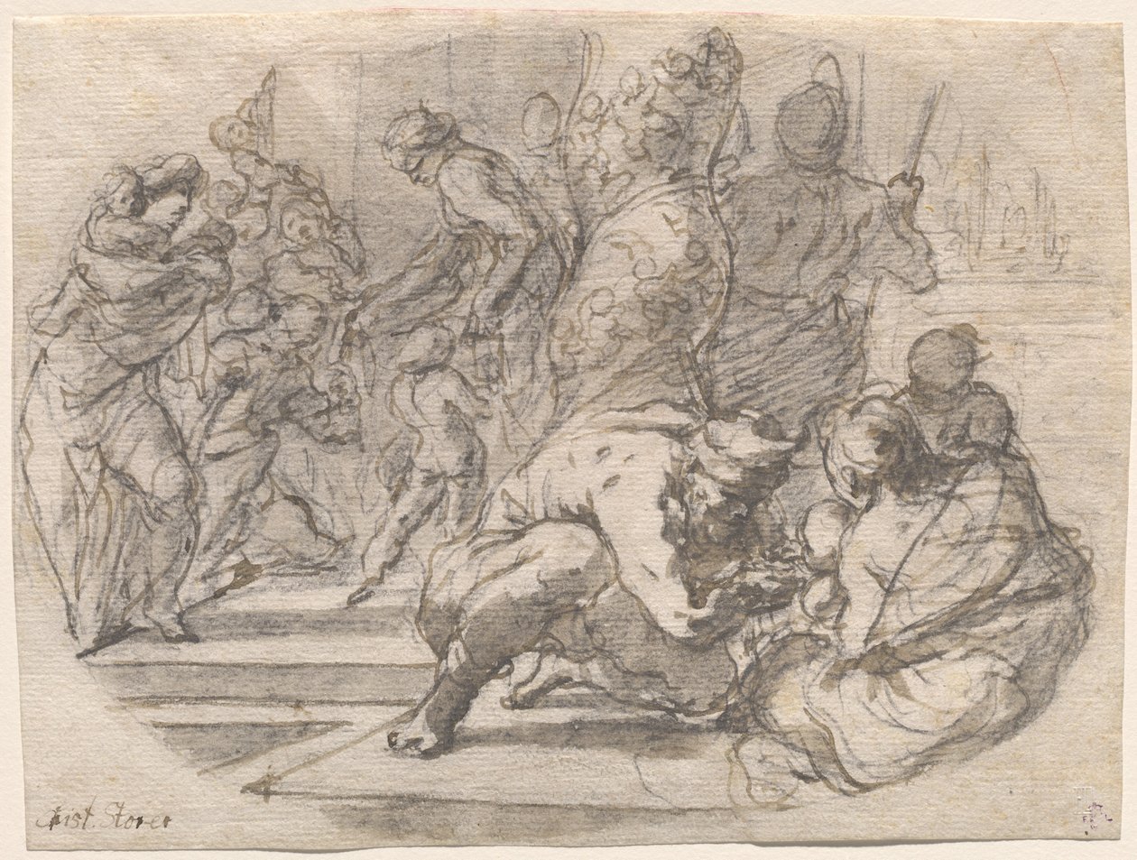 Kejserinde Pulcherias generøsitet af Johann Christoph Storer