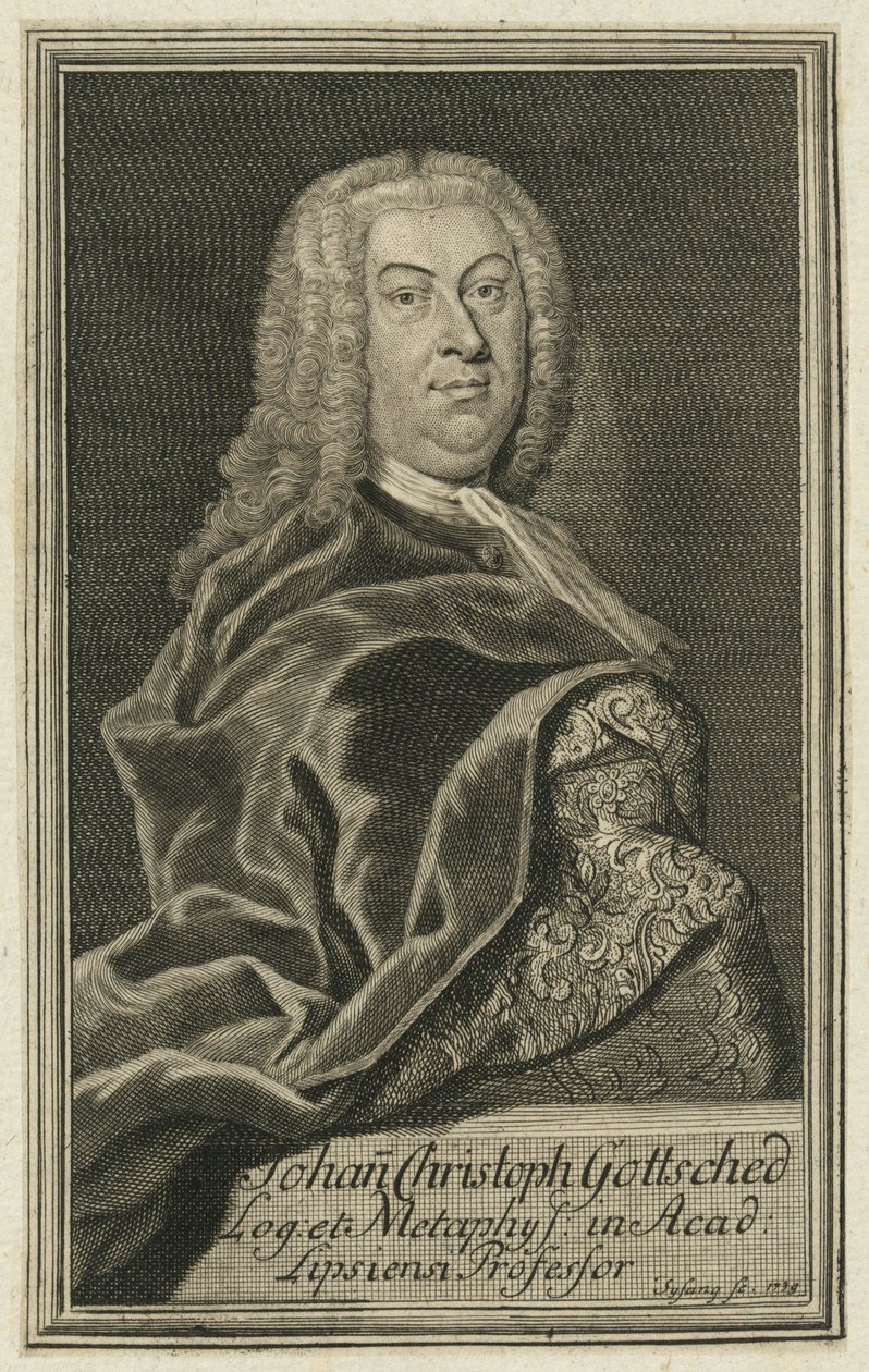 Gottsched af Johann Christoph Sysang