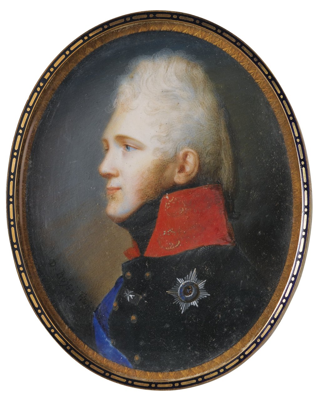 Portræt af kejser Alexander I 1777-1825, 1805 af Johann Dominik Bossi