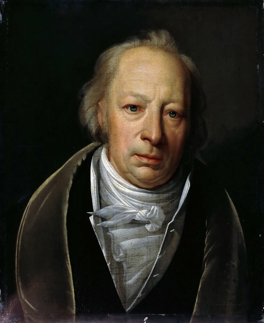 Portræt af Friedrich August Wolf 1759-1824, 1823. af Johann Eduard Wolff