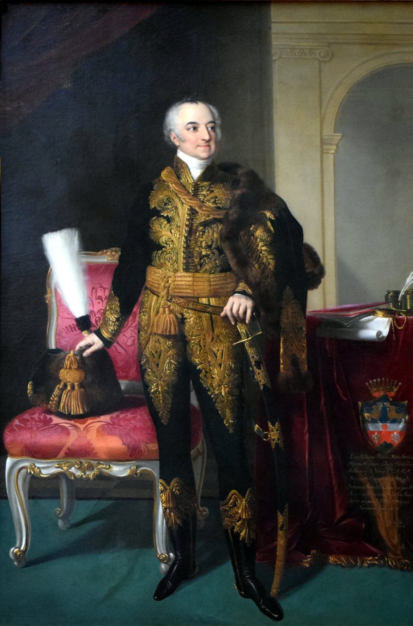 Portræt af baron János Malonyay af Johann Ender