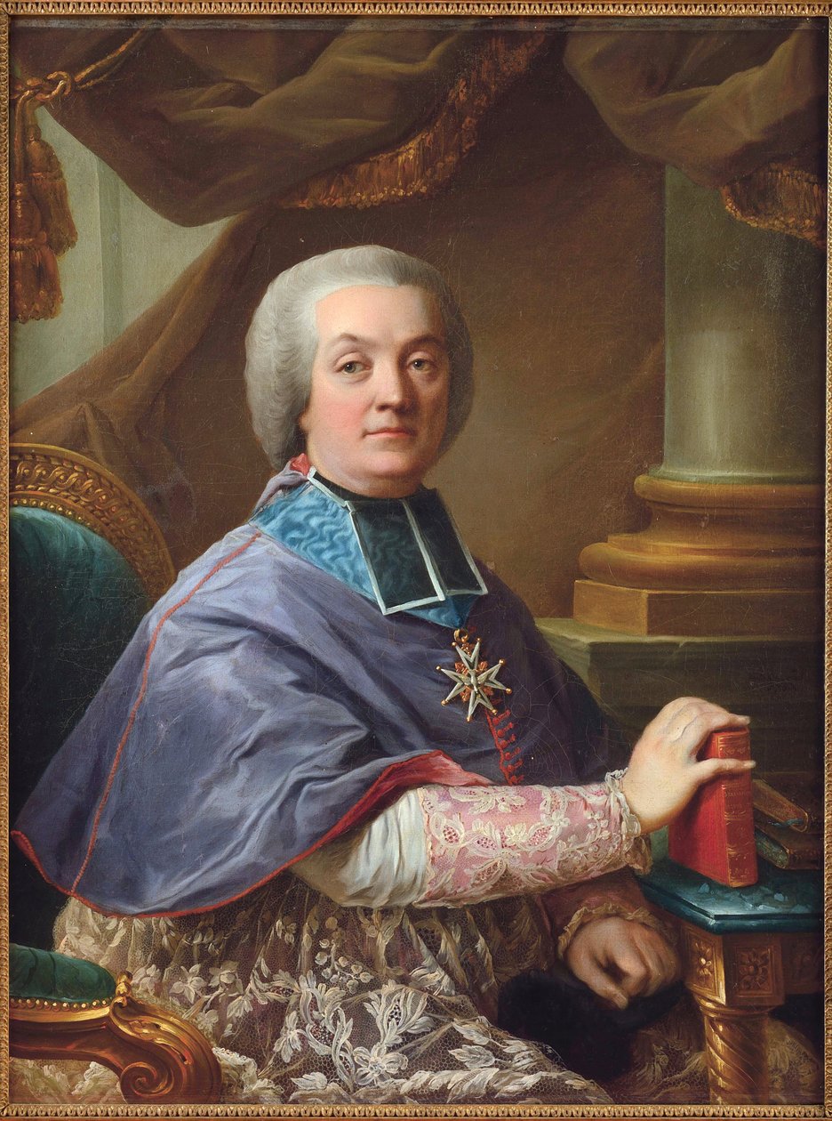 Armand de Roquelaure - Jean-Armand (Jean Armand) de Bessuejouls Roquelaure (1721-1818), af Heinsius, Johann Ernst (1731-1794). Olie på lærred af Johann Ernst Heinsius