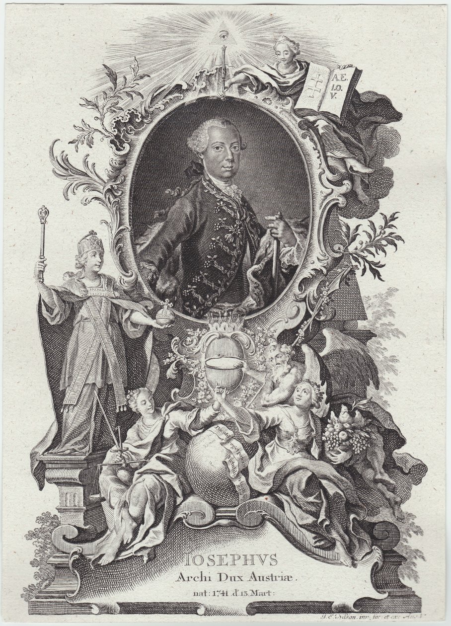 Joseph II (1741-1790)-2 af Johann Esaias Nilson