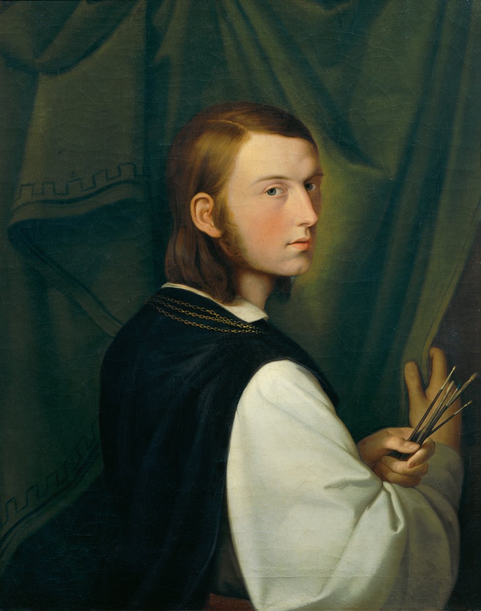 selvportræt af Johann Evangelist Scheffer von Leonhardshoff