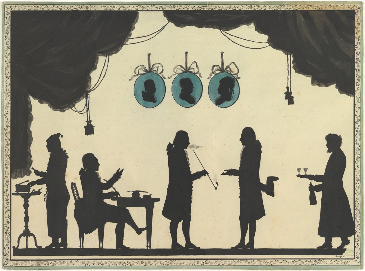 David Roentgen and Company i Sankt Petersborg, ca. 1784-86. af Johann Friedrich Anthing