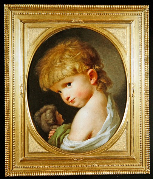 Et Portræt af Kunstnerens Datter af Johann Friedrich August Tischbein
