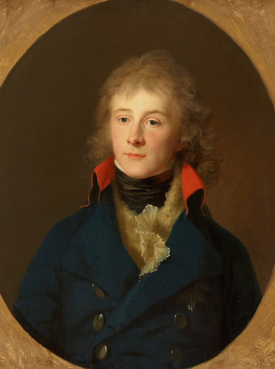 Portræt af prins Ludvig Ferdinand af Preussen af Johann Friedrich August Tischbein