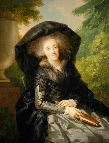 Fru Schmidt-Capelle af Johann Friedrich August Tischbein