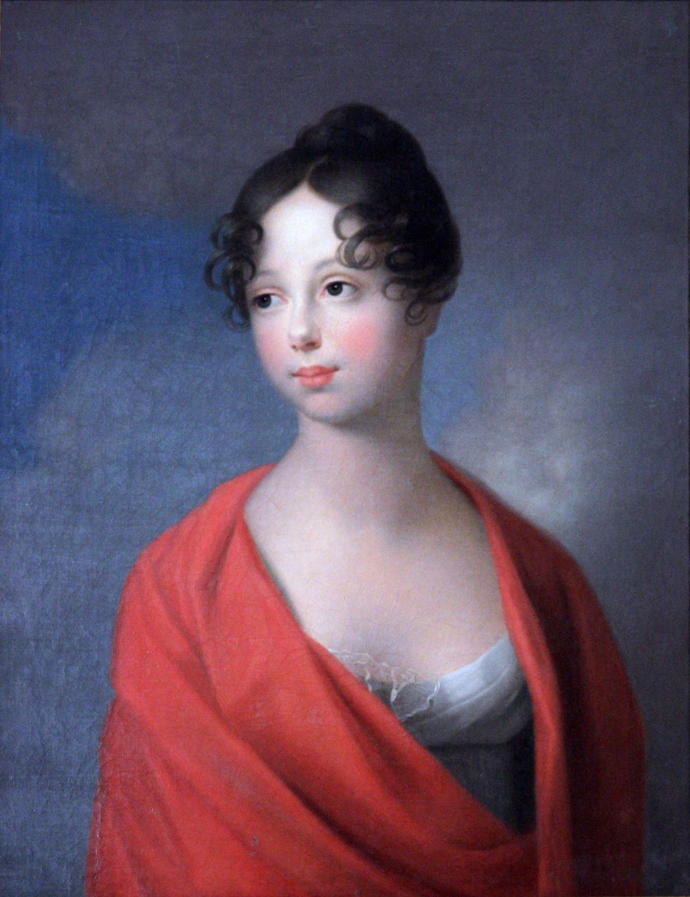 Storhertuginde Catherine Pavlovna af Rusland 1788-1819, begyndelsen af det 19. af Johann Friedrich August Tischbein