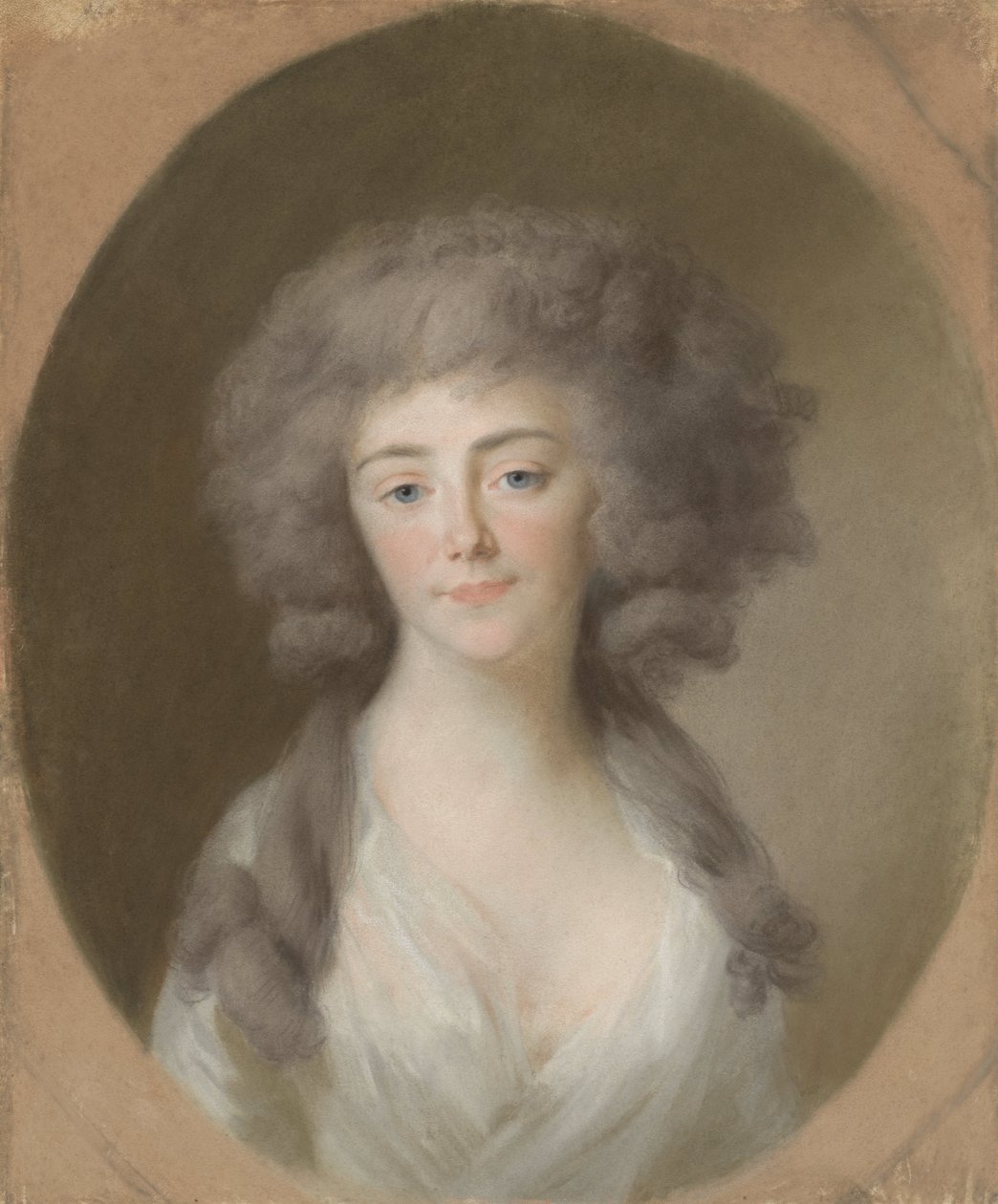 Louisa Isabella Alexandrina Augusta von Kirchberg (1772-1827). Hustru til Frederick William, prins af Nassau-Weilburg, og svigerinde til Augusta Maria Carolina af Nassau-Weilburg af Johann Friedrich August Tischbein