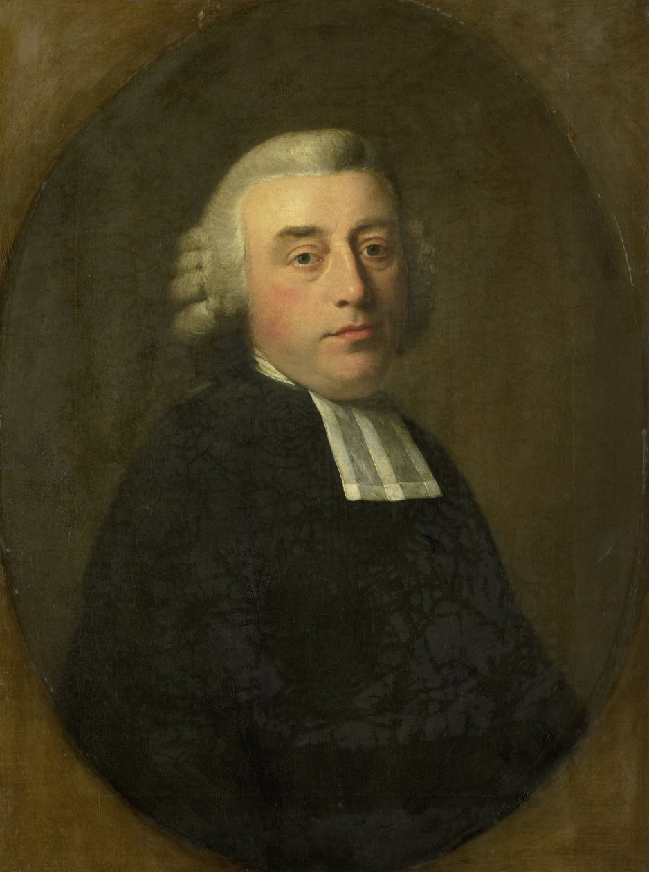 Portræt af Antonius Kuyper, præst i Amsterdam af Johann Friedrich August Tischbein