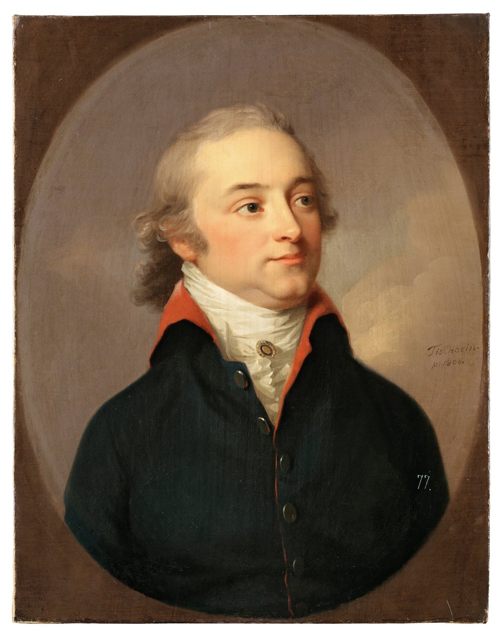 Portræt af Friedrich Karl Ludwig, hertug af Schleswig-Holstein-Sonderburg-Beck 1757-1816, 1800 af Johann Friedrich August Tischbein