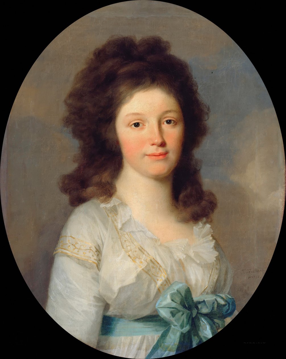 Portræt af Henriette grevinde af Egloffstein 1773-1864, 1795. af Johann Friedrich August Tischbein