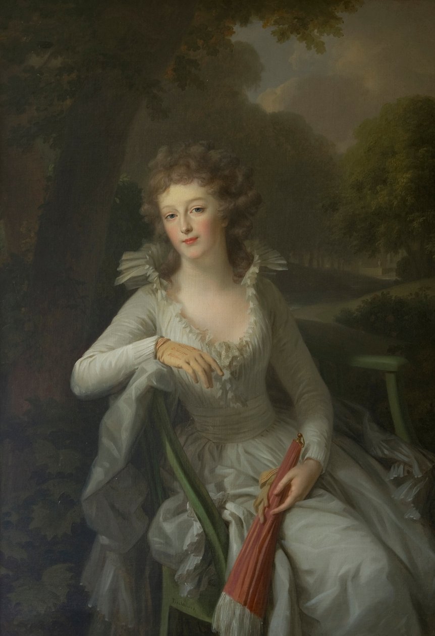 Portræt af Jacoba Margaretha Maria Boreel ( -1816) af Johann Friedrich August Tischbein