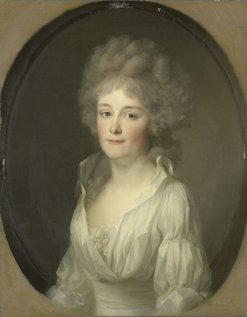 Portræt af Johanna Ferdinanda Van Collen, kone til Salomon Rendorp af Johann Friedrich August Tischbein