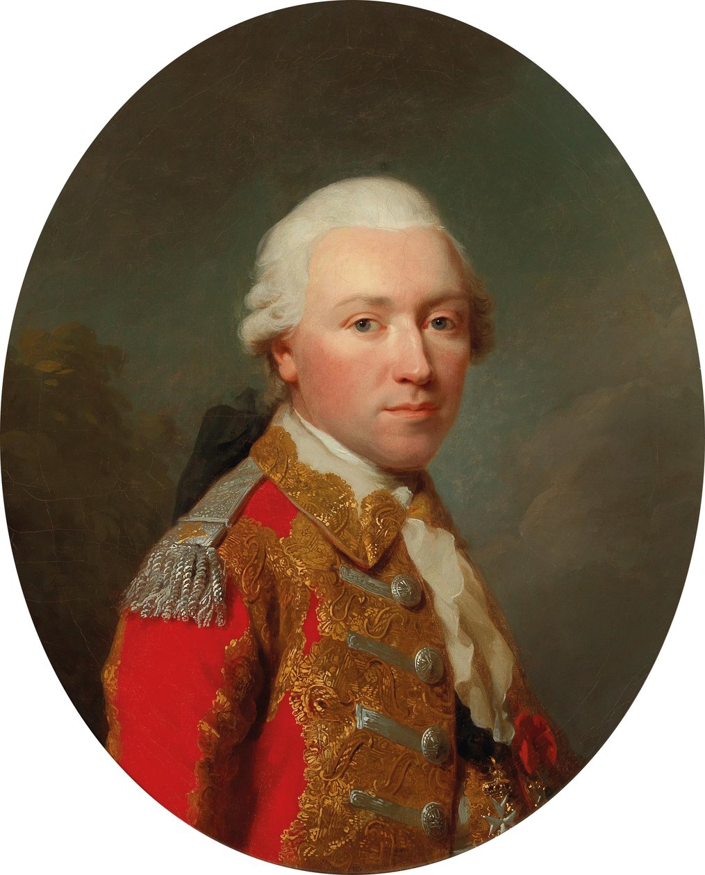 Portræt af Louis-Francois, markis af Chambray 1737-1807, 1776. af Johann Friedrich August Tischbein
