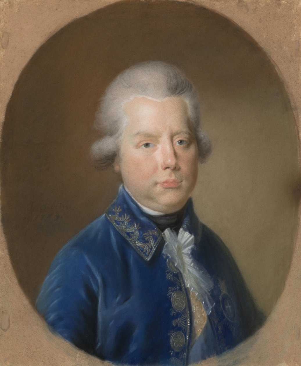 Portrætter af stadholderens familie Vilhelm V (1748-1806), Prins af Orange-Nassau af Johann Friedrich August Tischbein