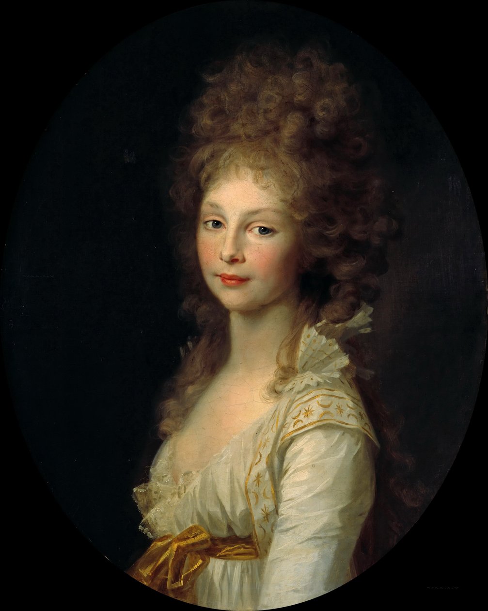 Prinsesse Frederica Charlotte af Preussen 1767-1820, 1797-1798. af Johann Friedrich August Tischbein