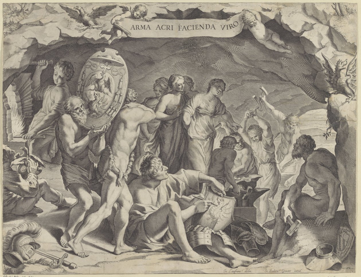 Vulcans Smedje af Johann Friedrich Greuter