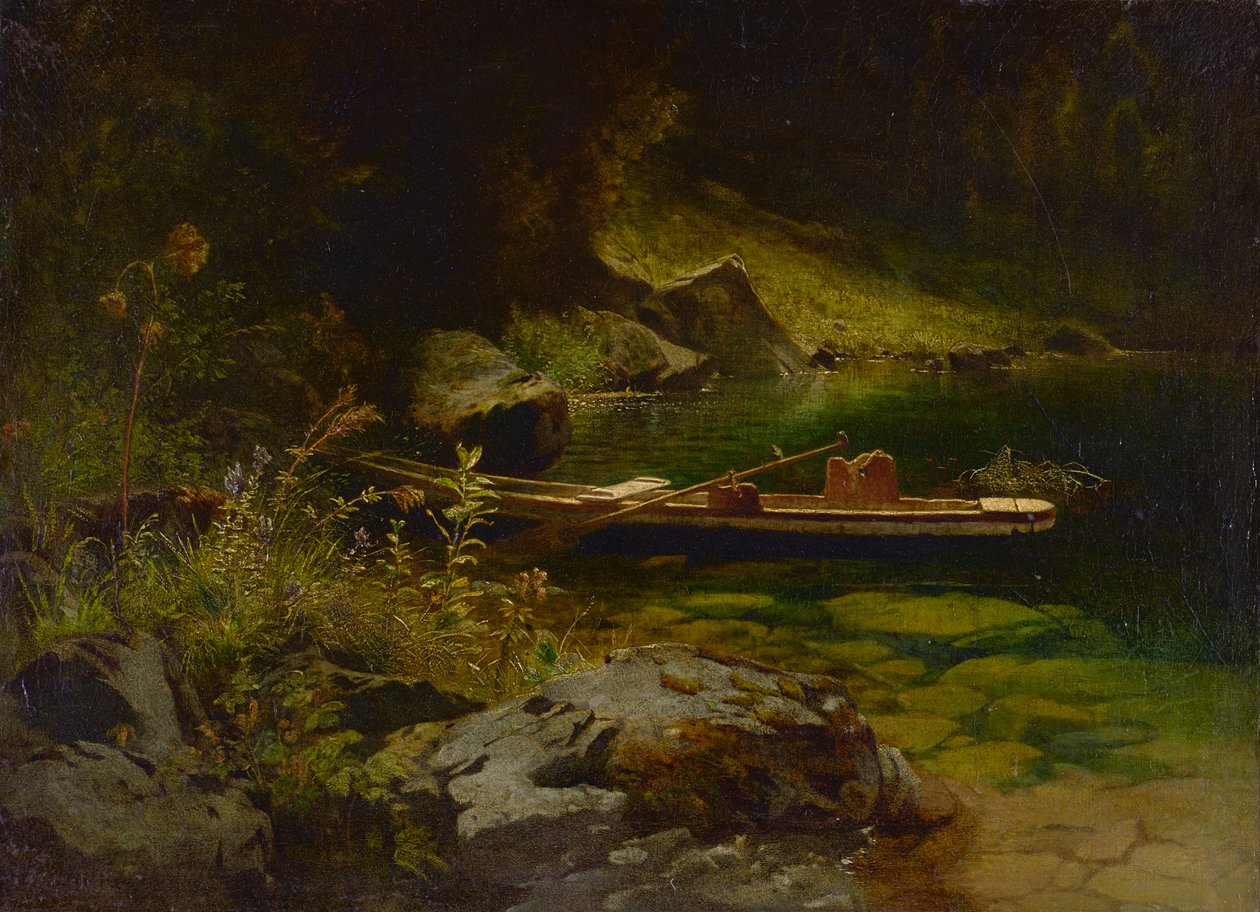 Studie fra Koenigssee af Johann Friedrich Hennings