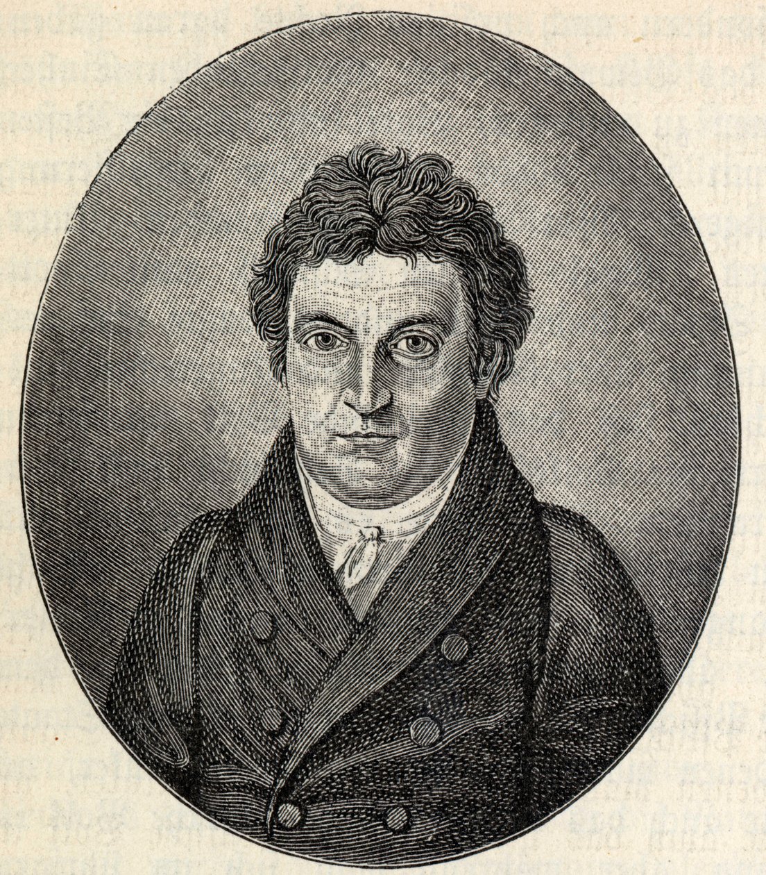 Portræt af Johann Gottlieb Fichte 1762-1814. af Johann Friedrich Jügel