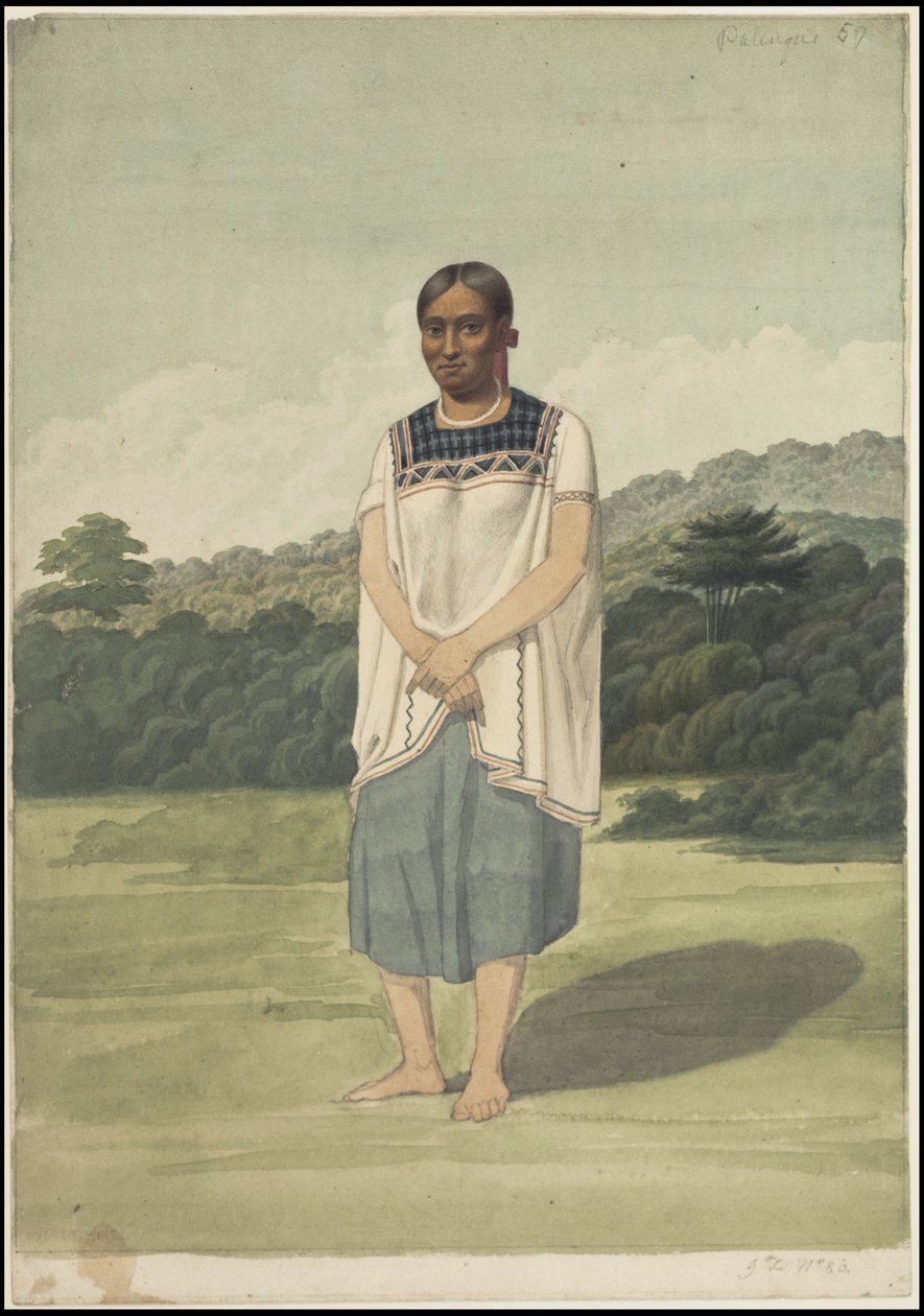 En samling af Waldecks originale kunstværk fra Mesoamerica, boks 1 af 22 af Johann Friedrich Maximilian von Waldeck