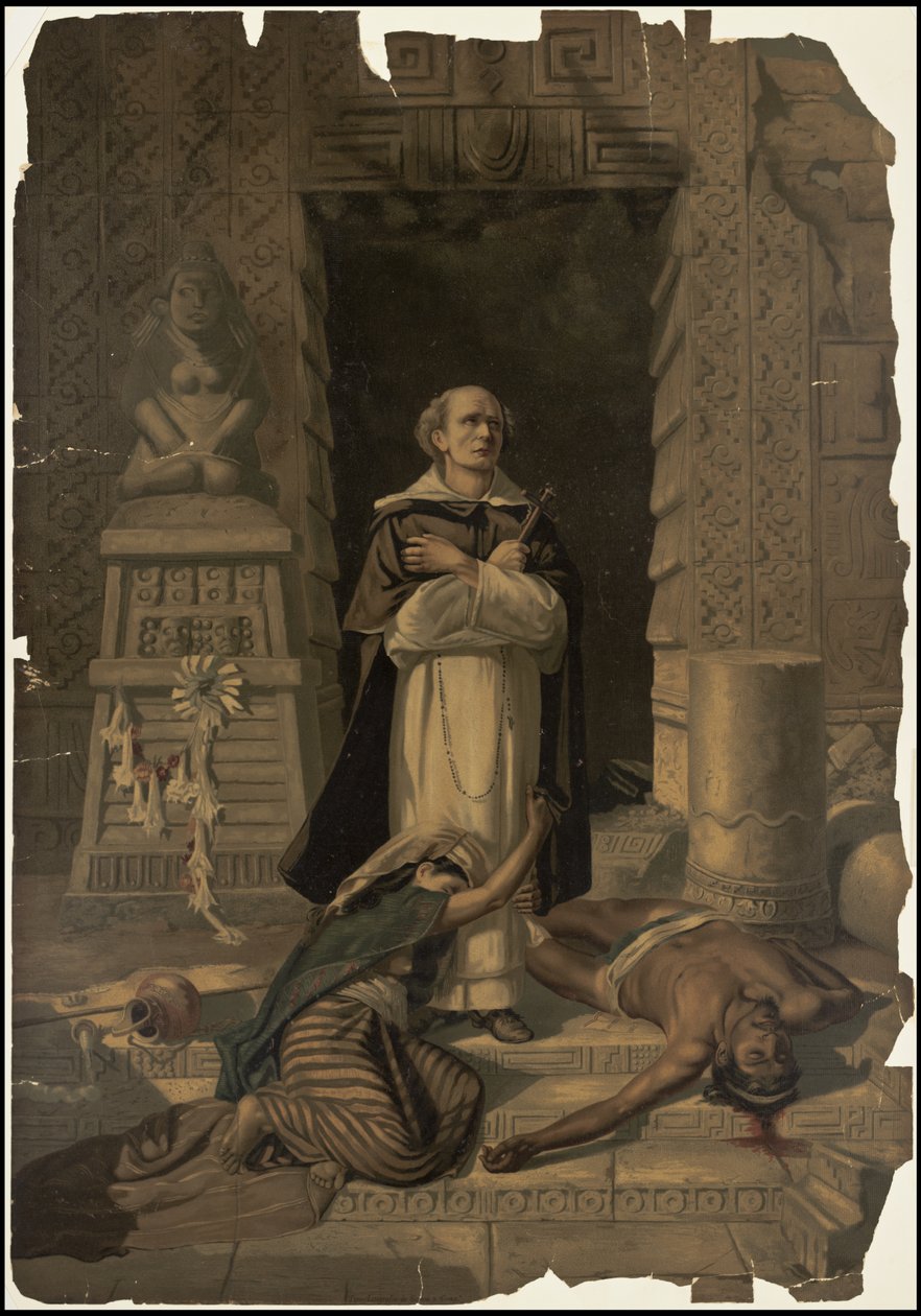 En samling af Waldecks originale kunstværk fra Mesoamerika, boks 22 af 22 af Johann Friedrich Maximilian von Waldeck