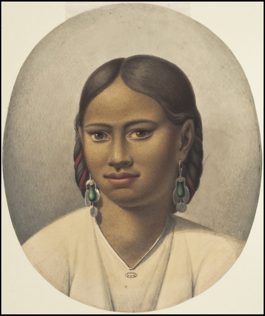En samling af Waldecks originale kunstværk fra Mesoamerica, boks 4 af 22 af Johann Friedrich Maximilian von Waldeck