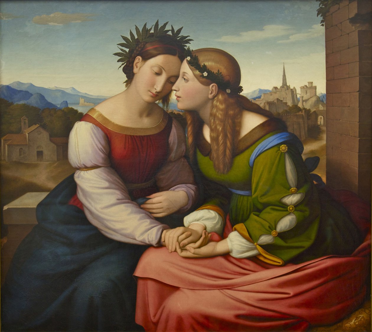 Italia og Germania Sulamith og Mary, 1828 af Johann Friedrich Overbeck