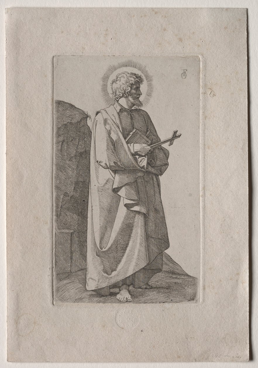 Lør. Philip Neri, 1826. af Johann Friedrich Overbeck