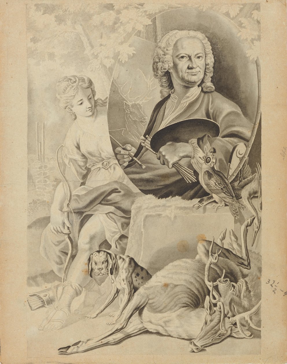 Frontispiz af Johann Georg Bergmuller