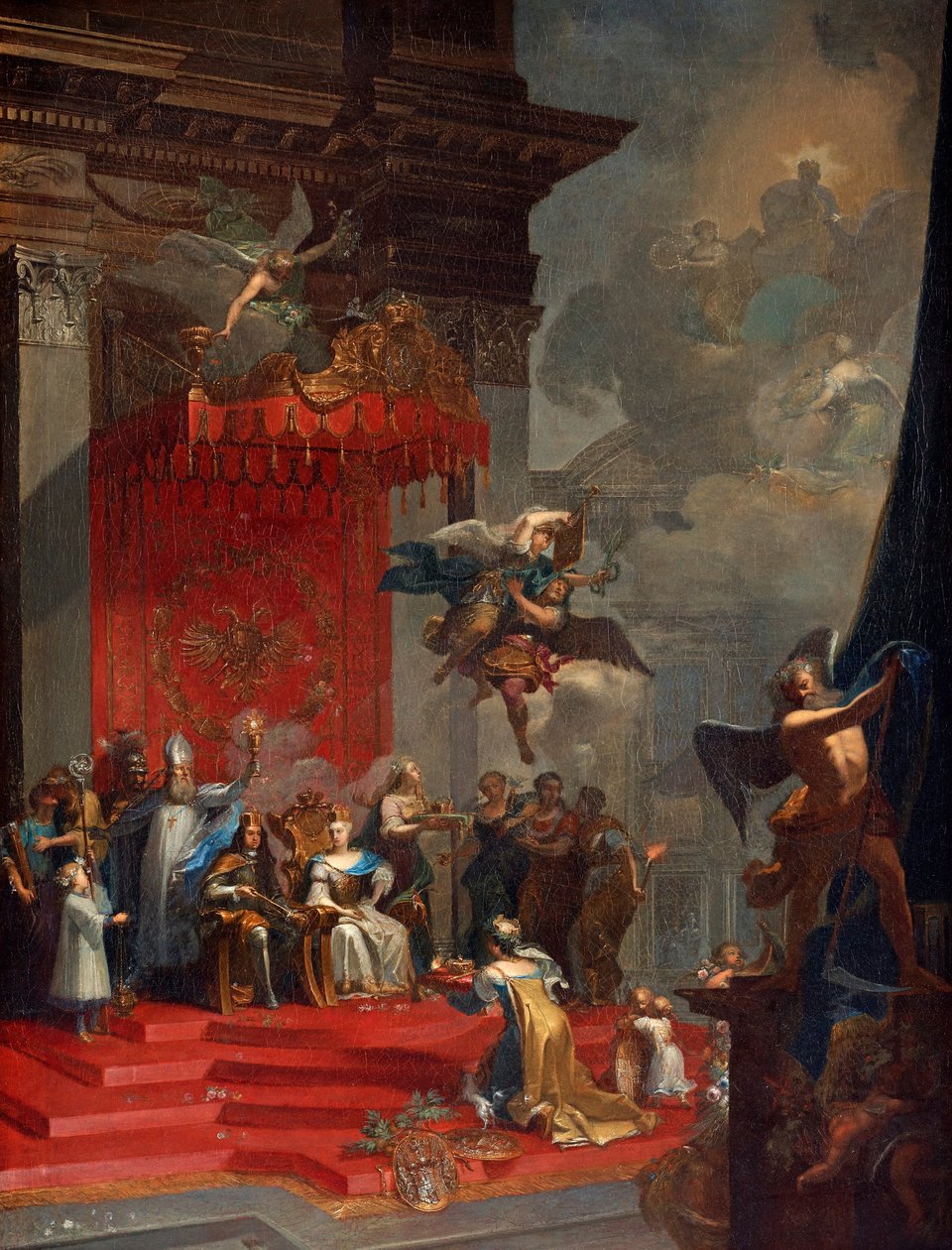 Den hellige romerske kejserinde Elisabeth Christine af Johann Georg Böhm the Elder