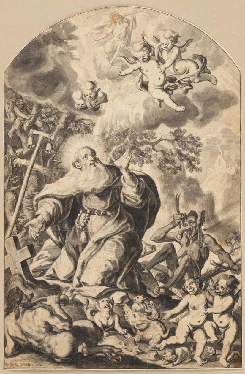 Sankt Anthonys fristelse af Johann Georg Glückher