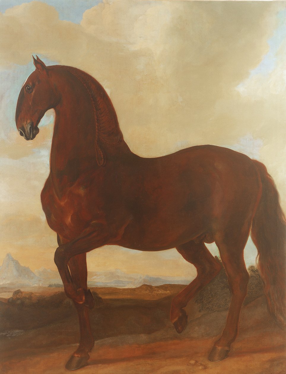 Bugthingsten ved Eisgruber Stud af Johann Georg Hamilton