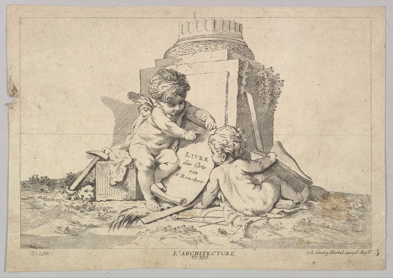 Arkitektur, 1700-tallet. af Johann Georg Hertel