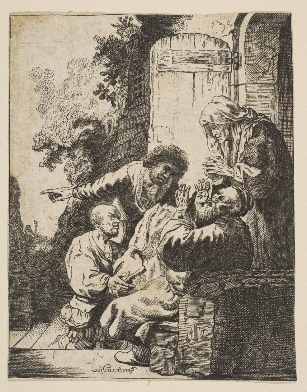 Josephs frakke bragt til Jacob, ca. 1633. af Johann Georg Hertel