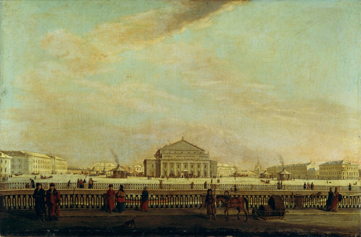 St. Petersborgs kejserlige Bolshoi Kamenny Teater af Johann Georg Mayr