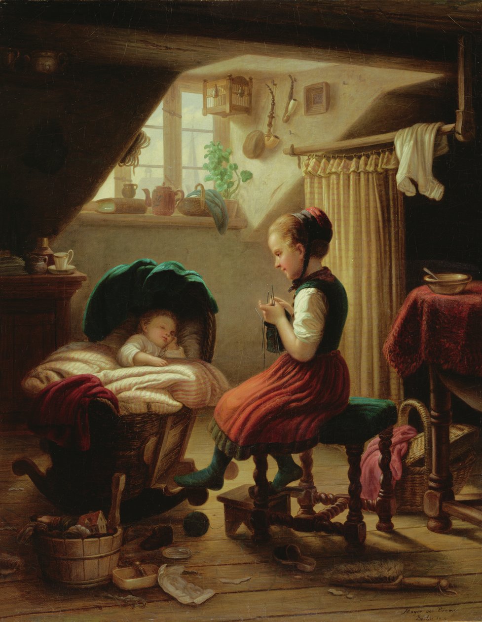At passe de små af Johann Georg Meyer von Bremen