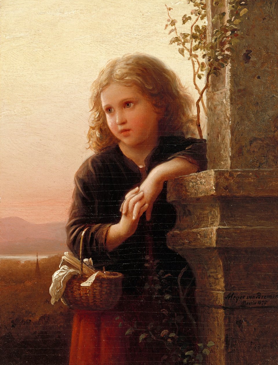 Bondepigen, 1875 af Johann Georg Meyer von Bremen