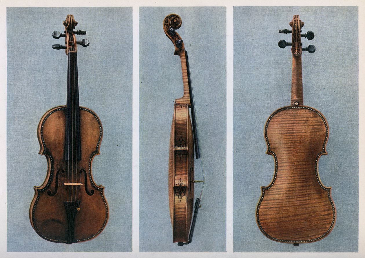 Violin, Nicola Amati, Cremona, syttende århundrede, 1948 af Johann Georg Platzer