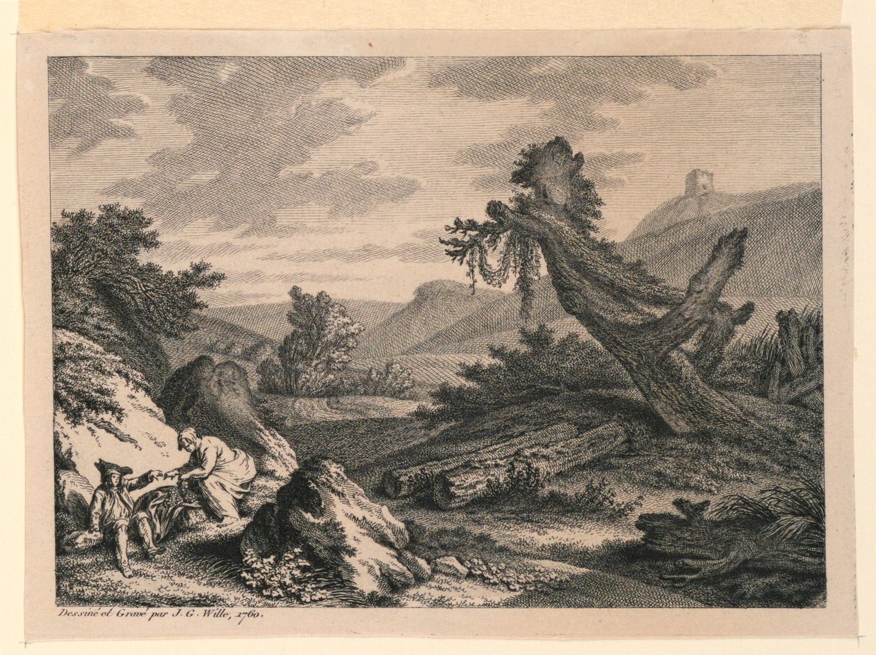 Picnic af Johann Georg Wille